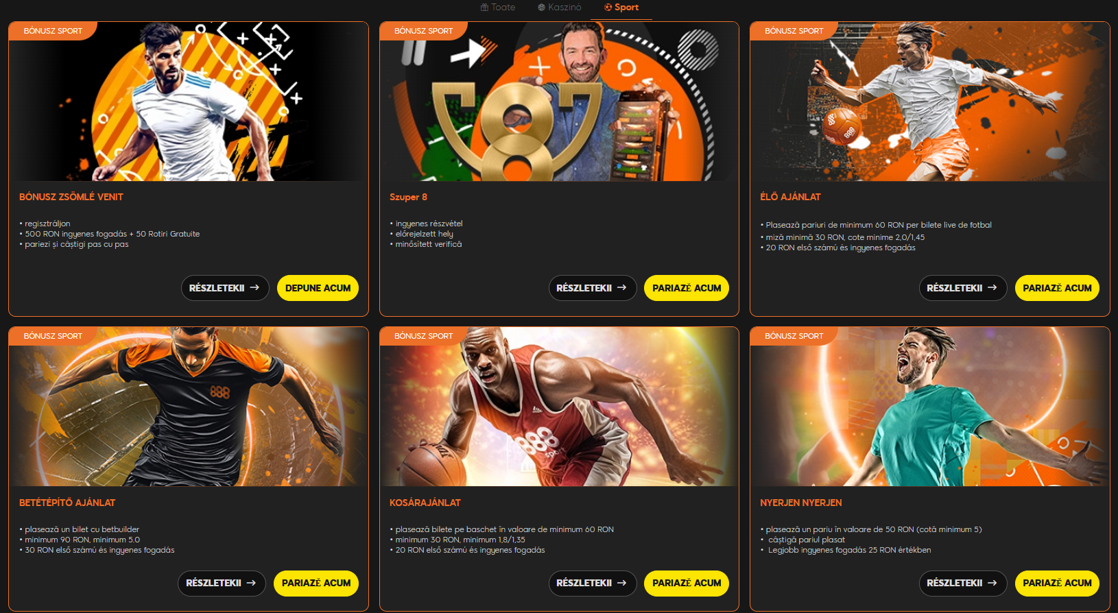 888-as bónusz- és promóciós kód sportfogadáshoz